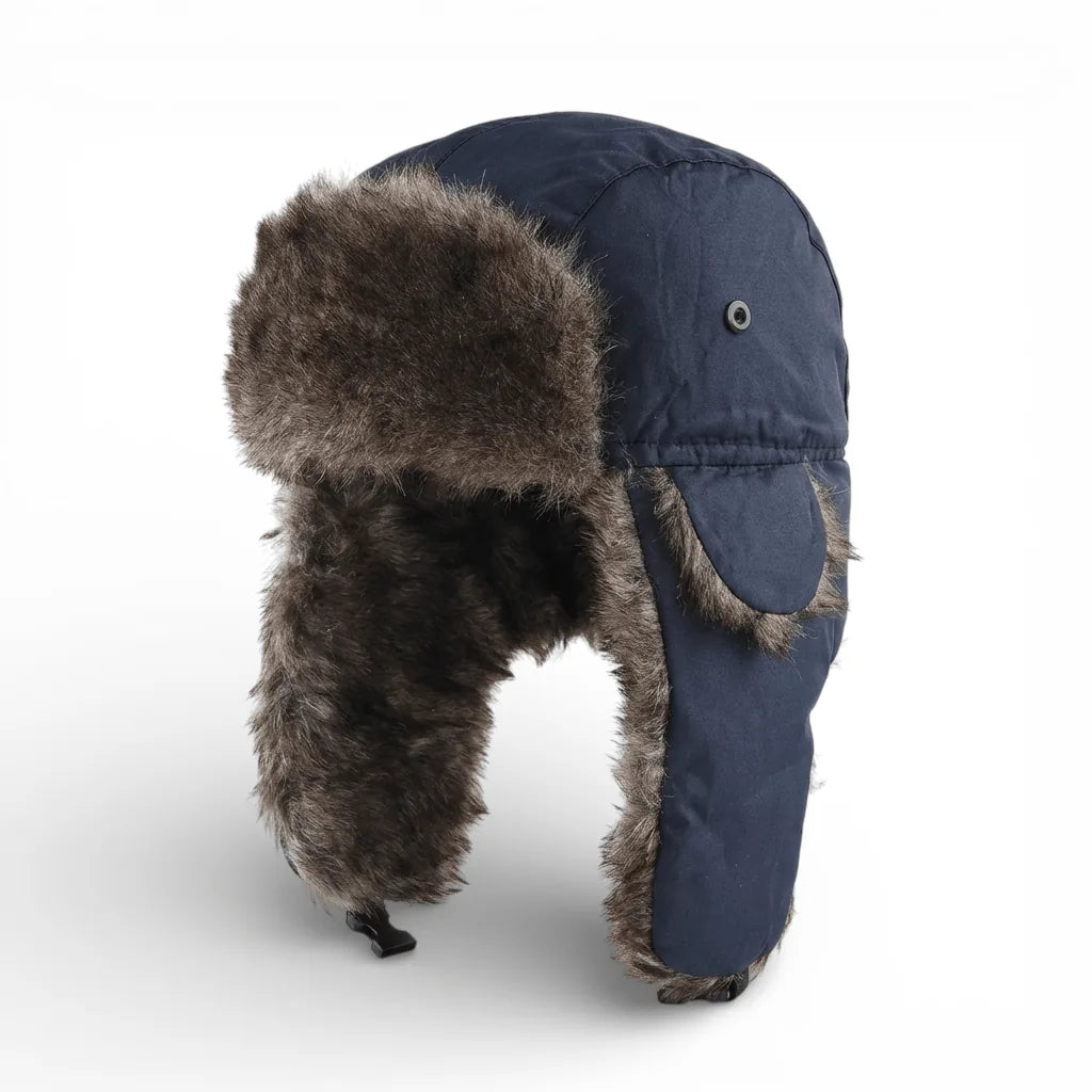 Chapeau Russe Aviateur — coloris bleu
