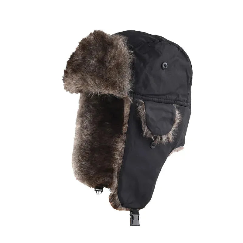 Chapeau Russe Aviateur, vue de détail