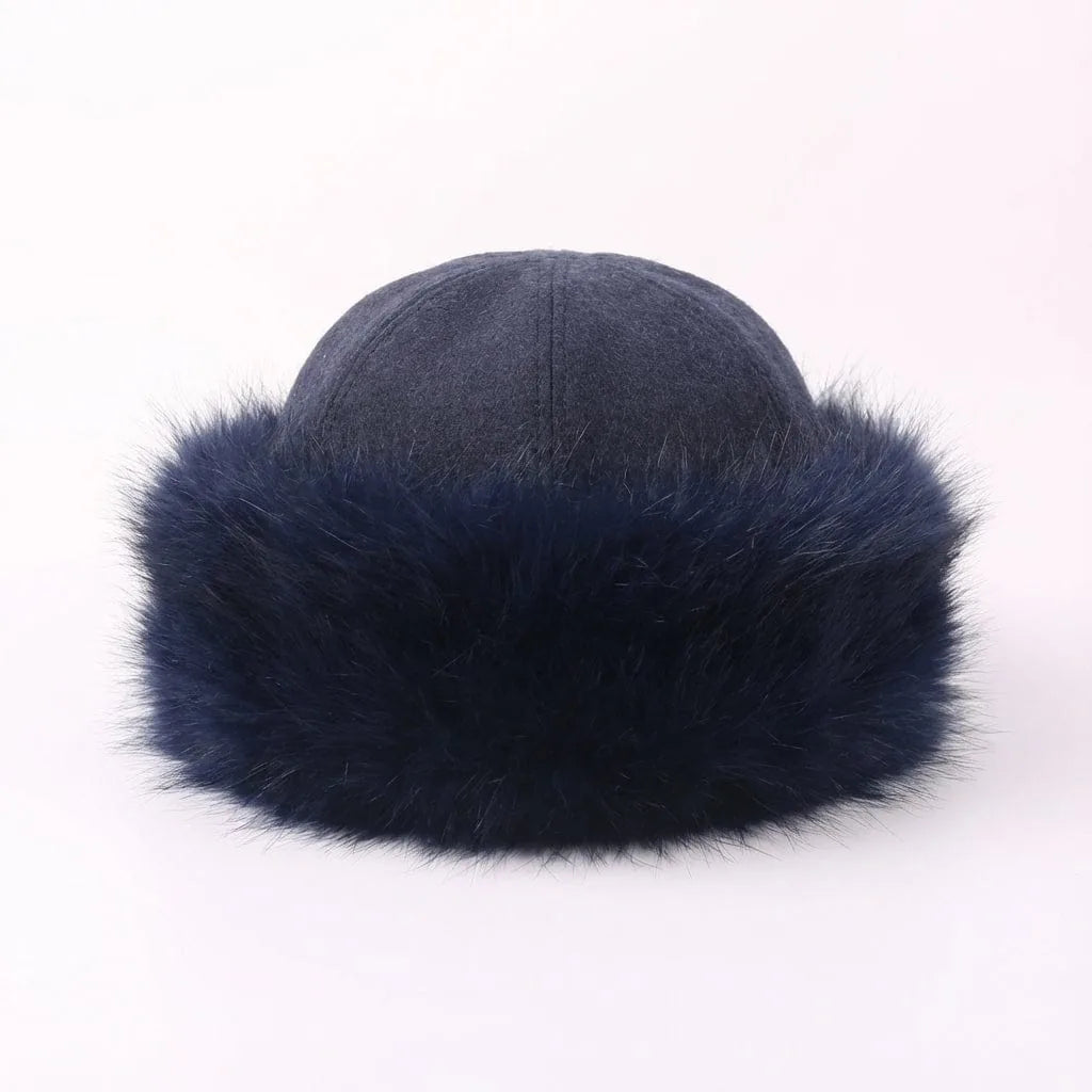 Chapeau Russe Femme — coloris bleu