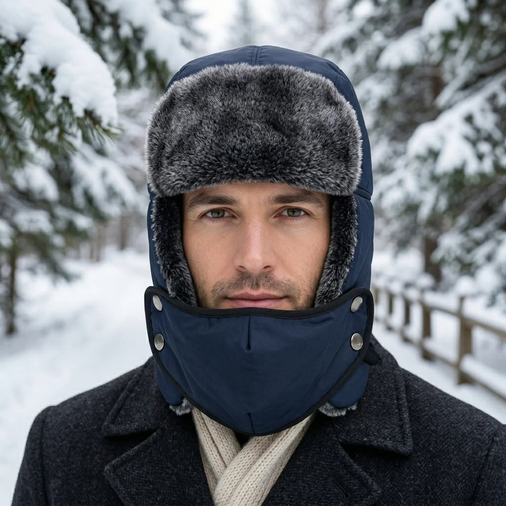 Chapeau Russe Homme, porté