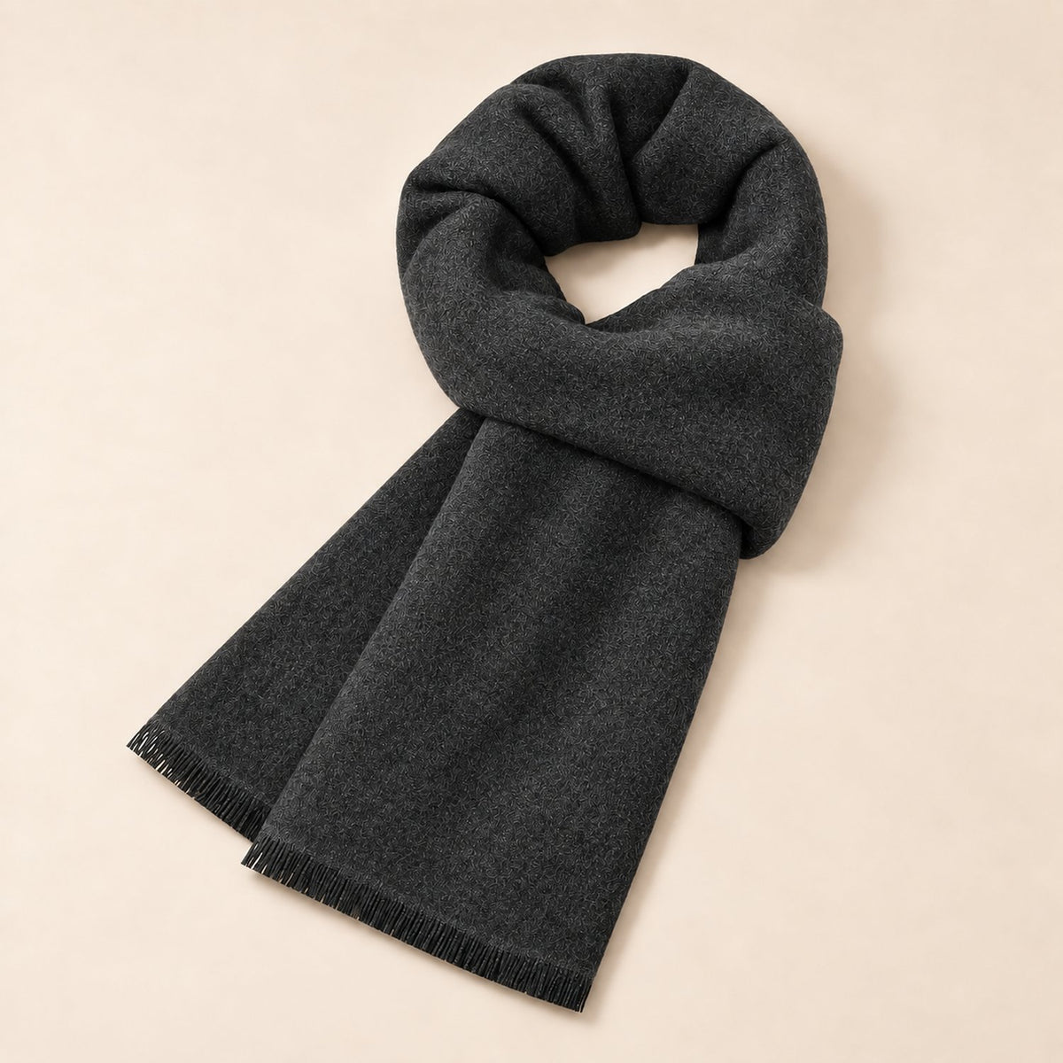 Écharpe Homme Hiver — coloris anthracite