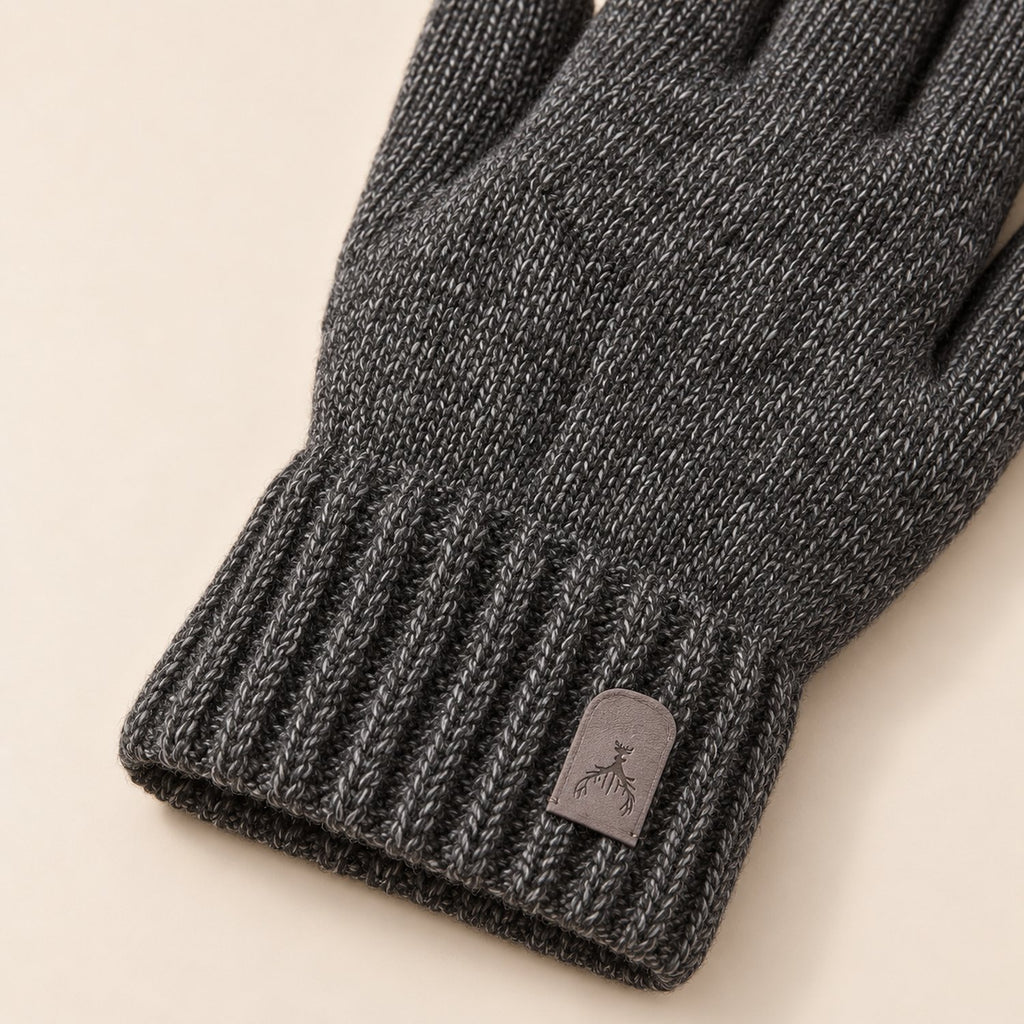 Gants Tricot Homme Tactiles, vue de détail